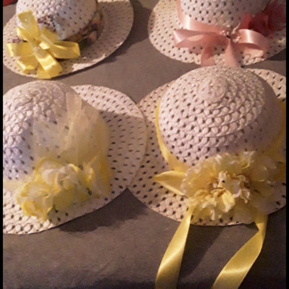 Homemade little girls Easter hats - Picture 4 of 6